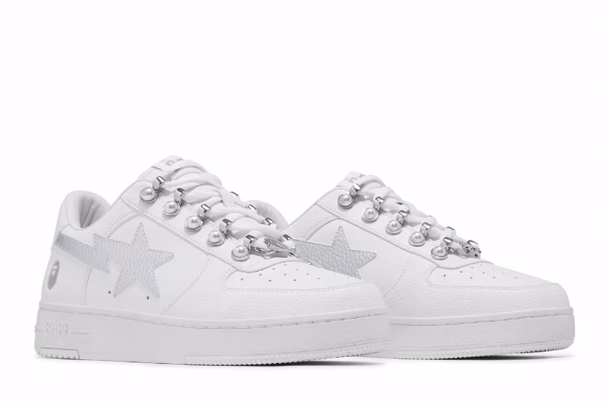 GOAT Exclusive Bapesta M2 Pearl, view 9