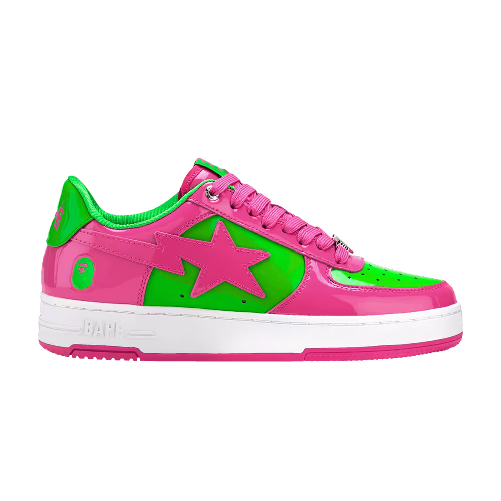 Women's Bapesta #1 Pink Green