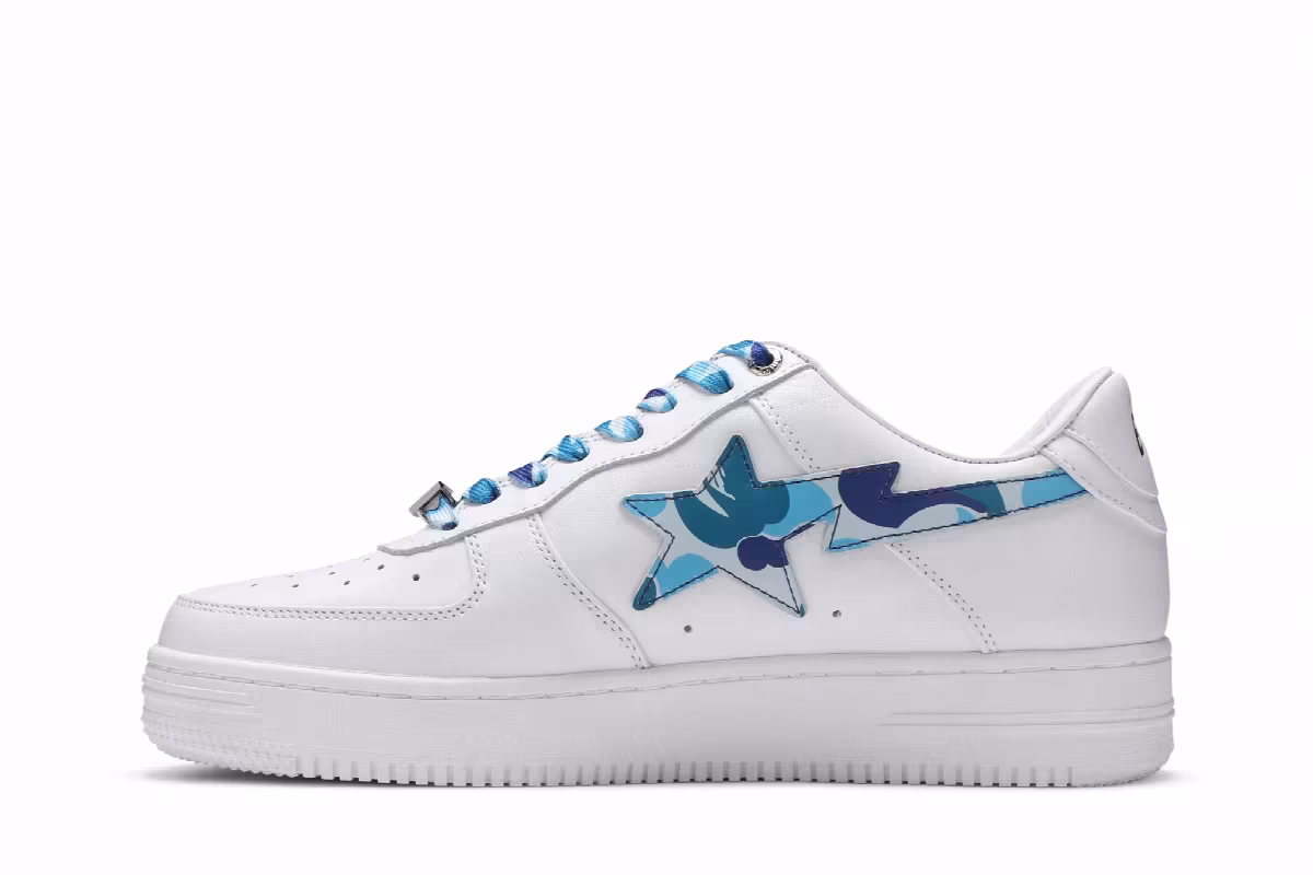 Bapesta ABC Camo - Blue 2021, view 4