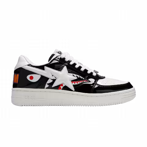Bapesta Low M1 'Shark Face - Black'