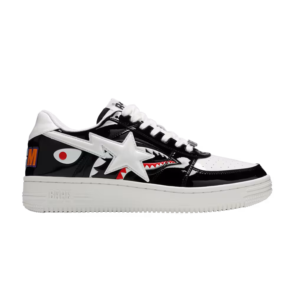 Bapesta Low M1 Shark Face - Black