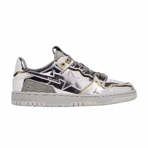 Hajime Sorayama x BAPE Sk8 Sta 'Silver'