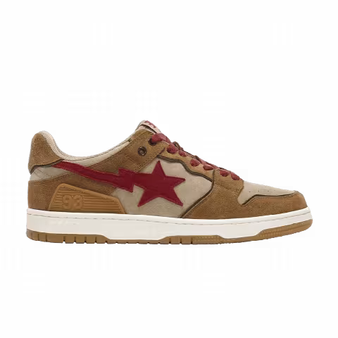 BAPE Sk8 Sta Low 'Wheat Red'