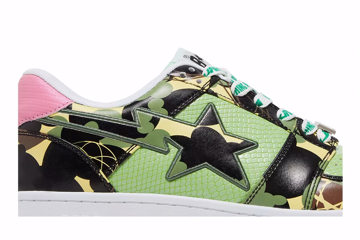 Mo' Wax x Unkle x Bapesta Low M2 Original Headz, view 3