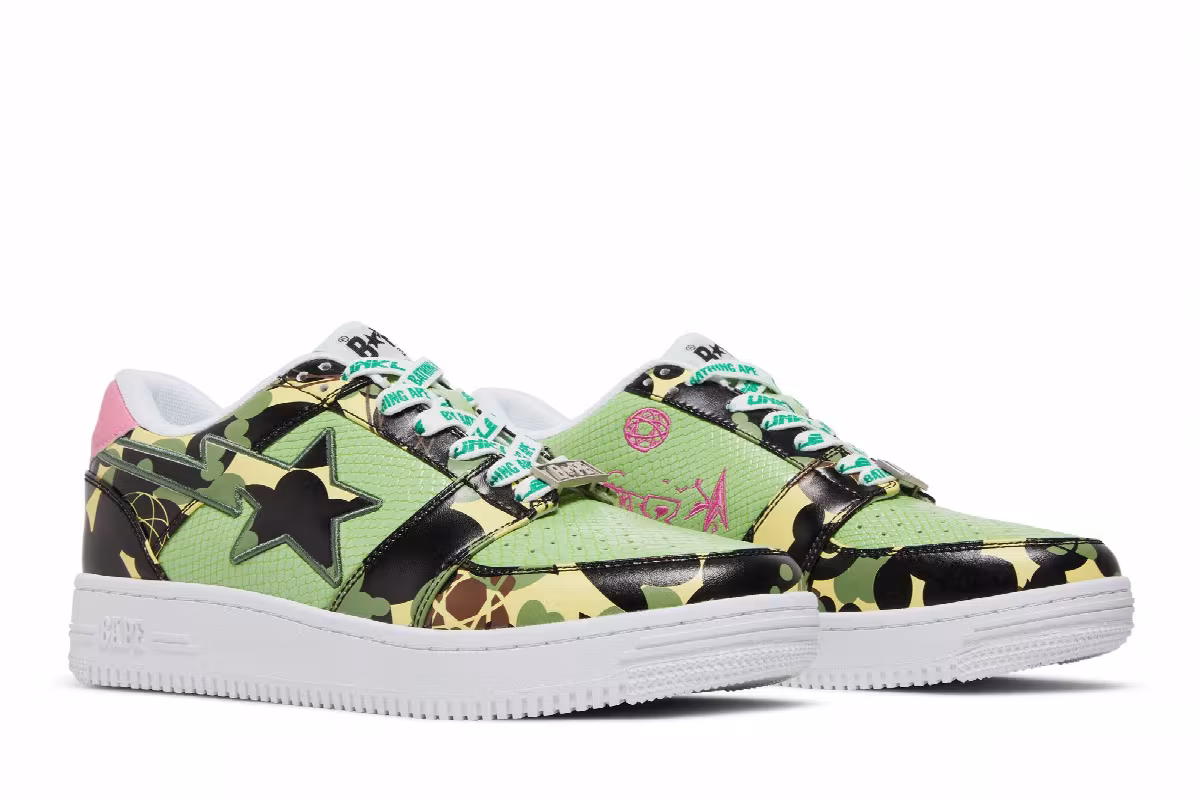 Mo' Wax x Unkle x Bapesta Low M2 Original Headz, view 9