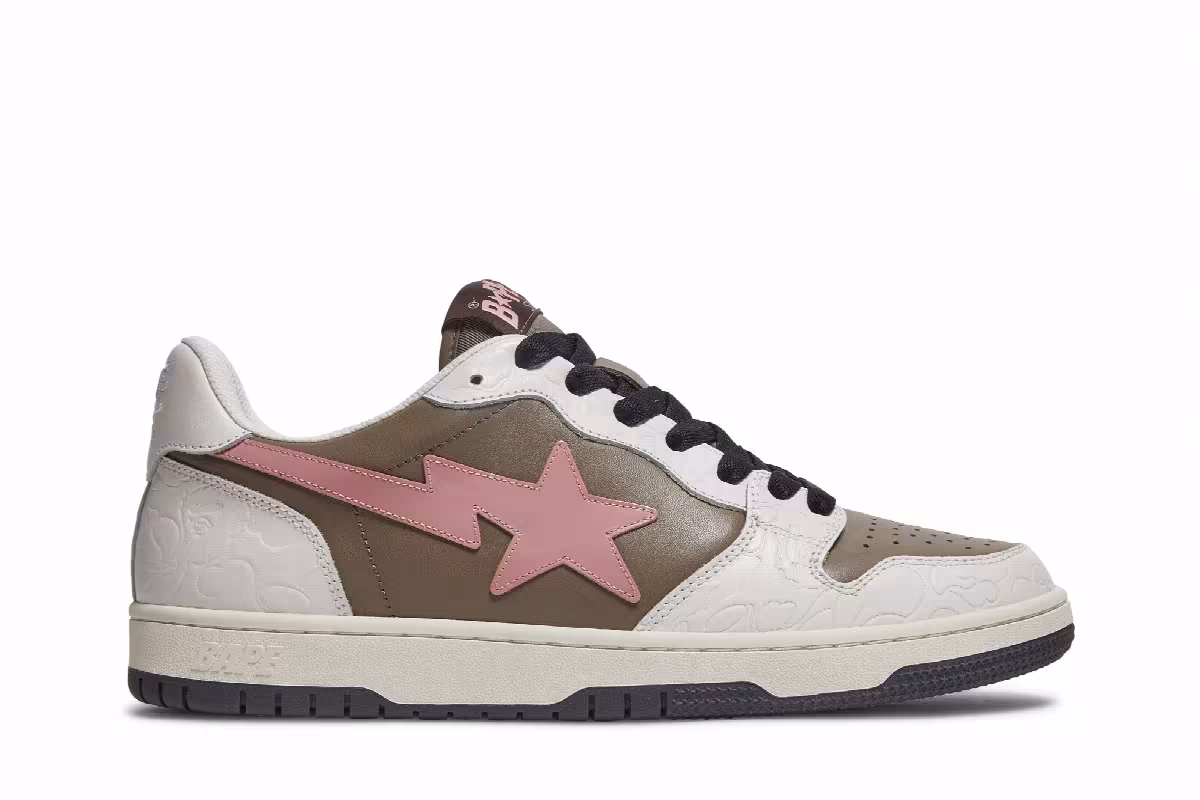 BAPE Court Sta Brown Pink, view 2