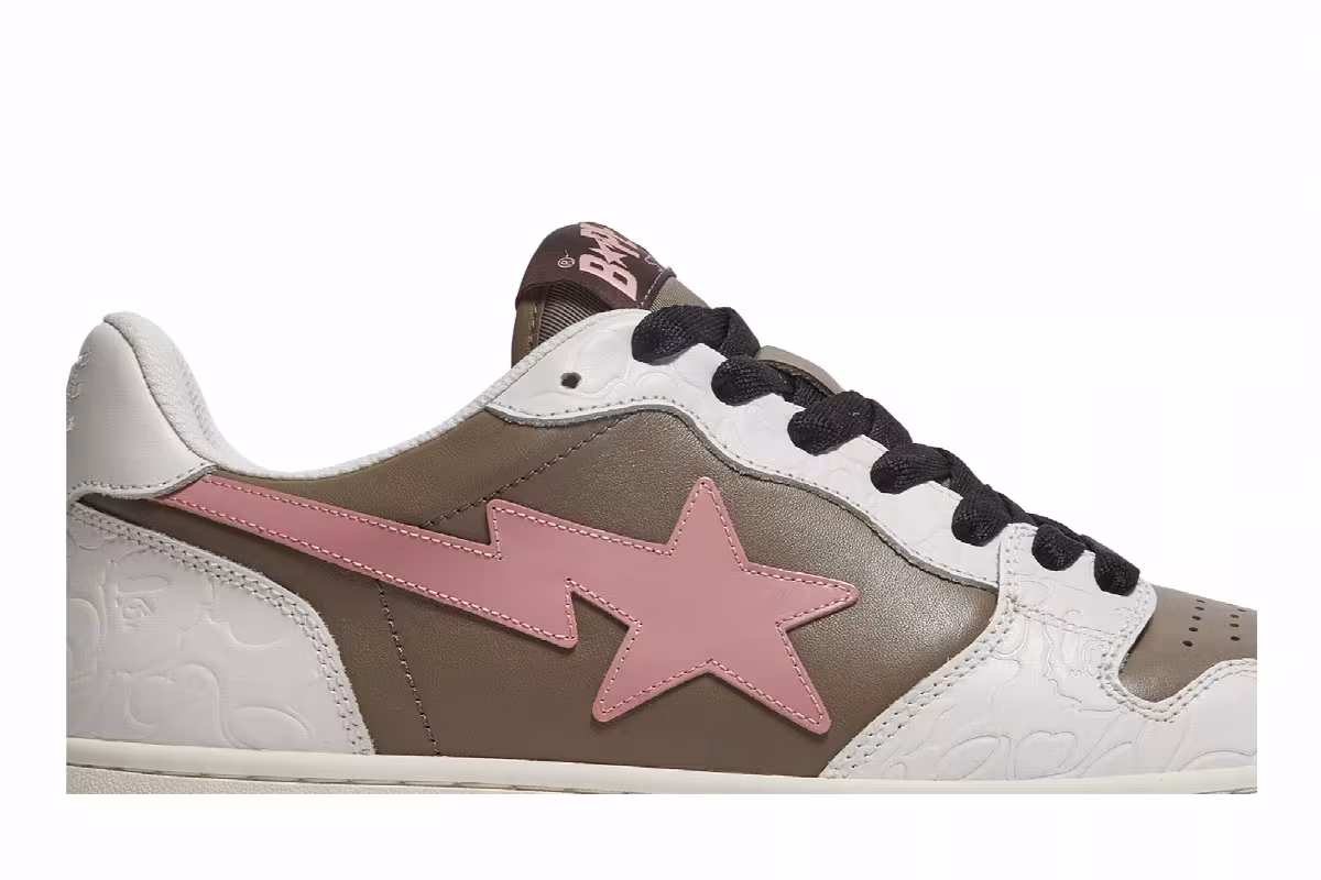 BAPE Court Sta Brown Pink, view 3