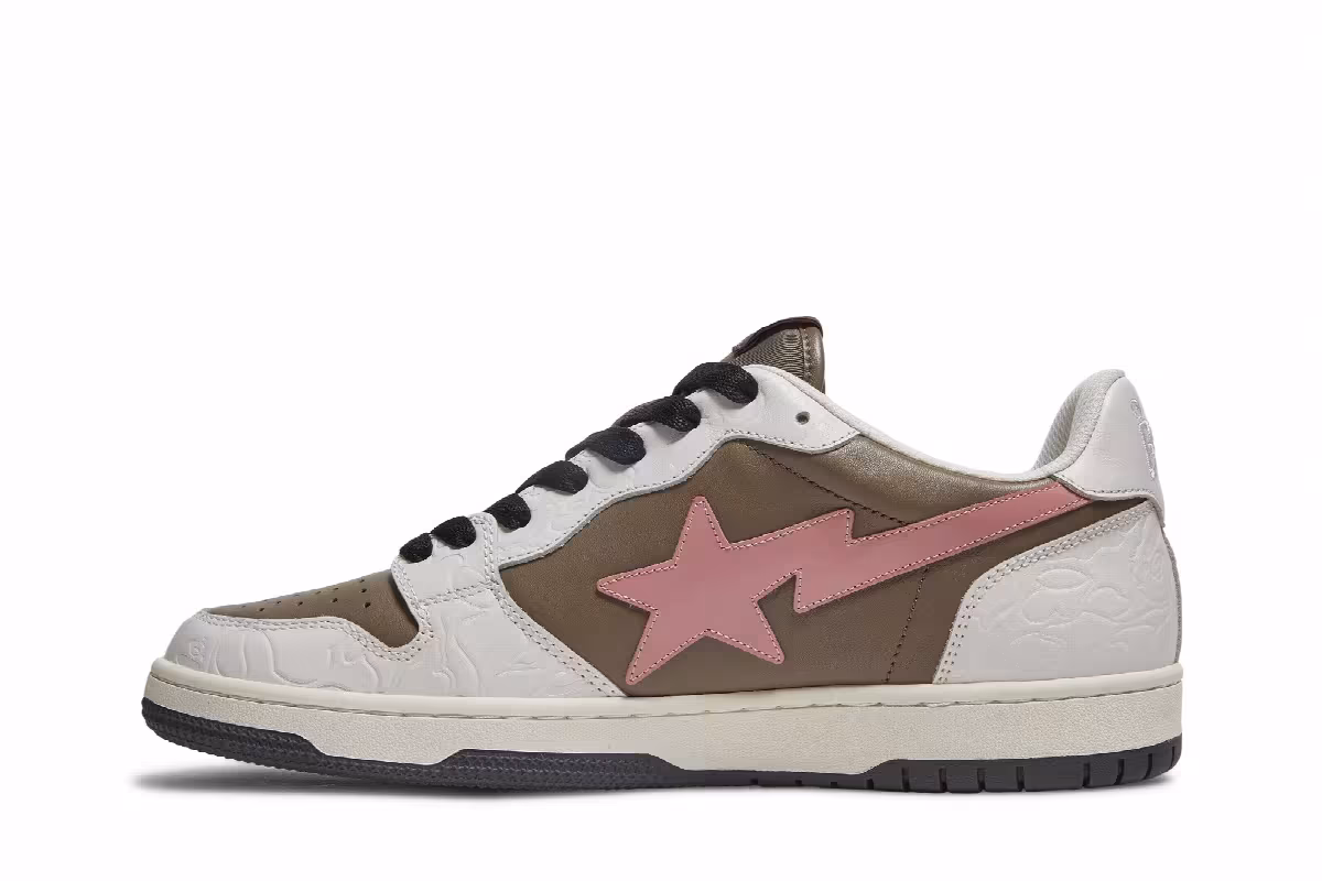 BAPE Court Sta Brown Pink, view 4