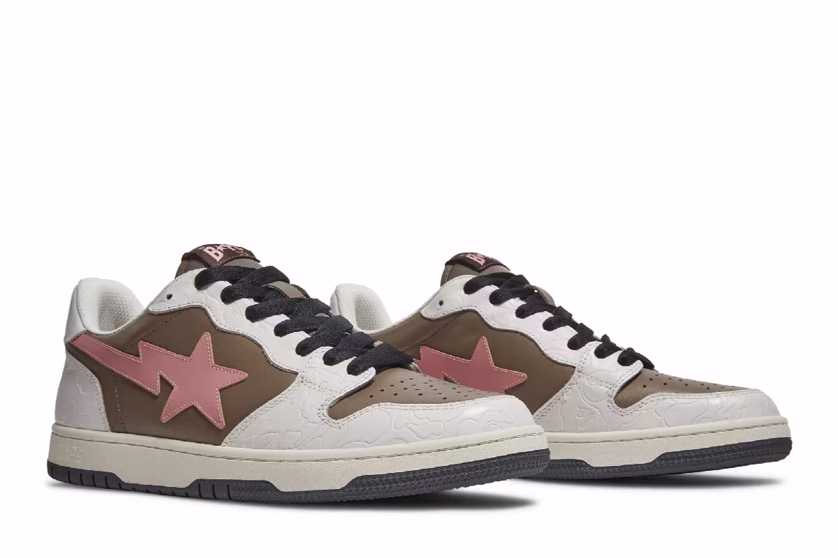 BAPE Court Sta Brown Pink, view 9