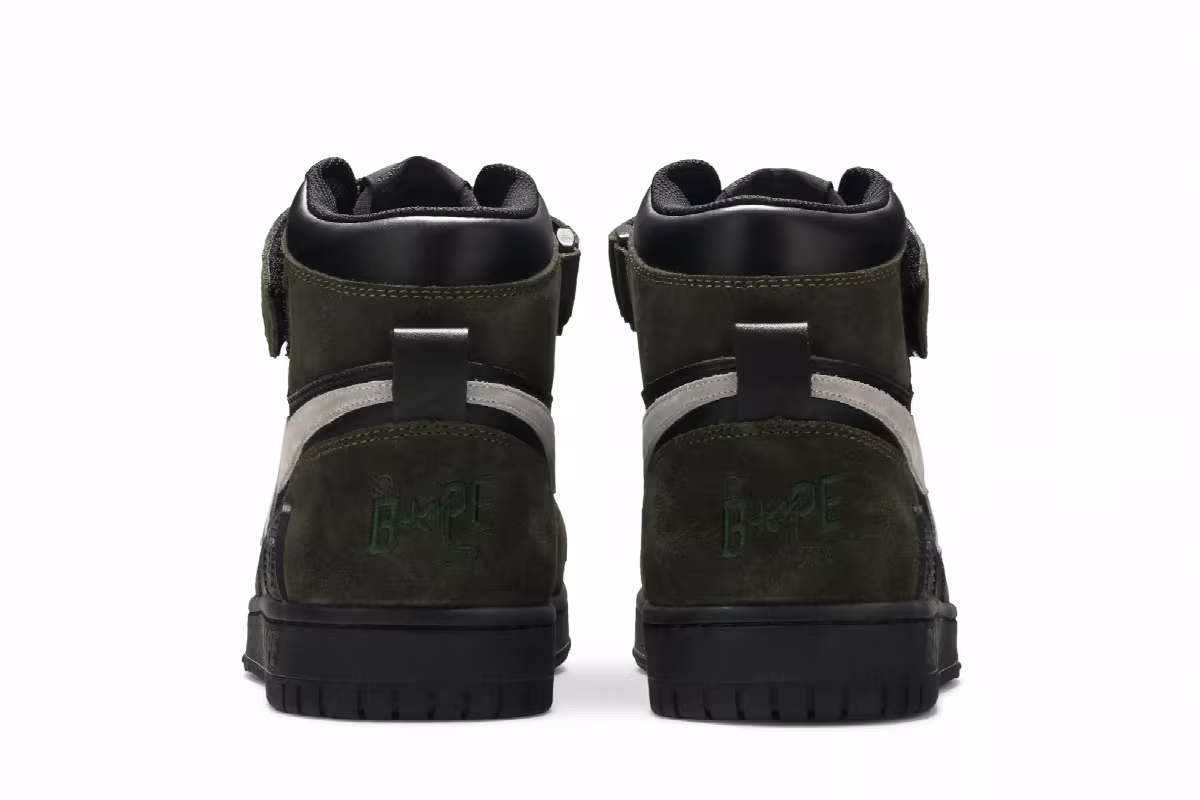 BAPE Block Sta High Dark Grey, view 7