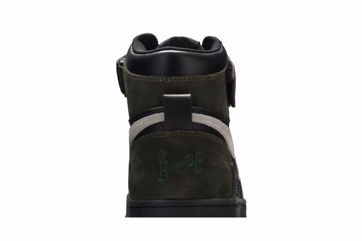 BAPE Block Sta High Dark Grey, view 8