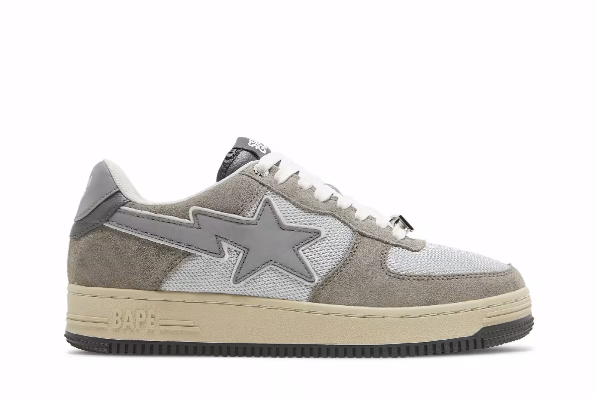 Stadium Goods x Bapesta Lexington Grey, view 2