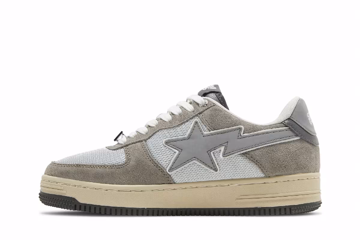 Stadium Goods x Bapesta Lexington Grey, view 4