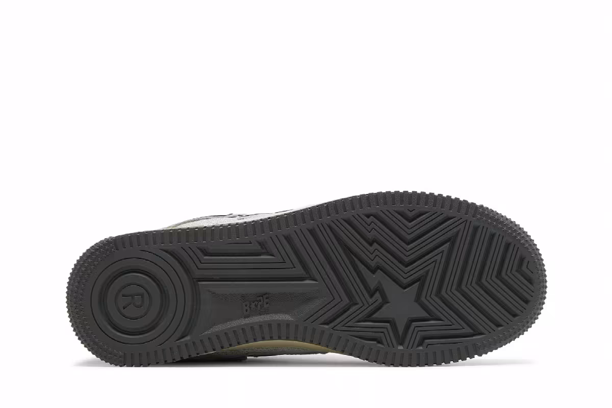 Stadium Goods x Bapesta Lexington Grey, view 5