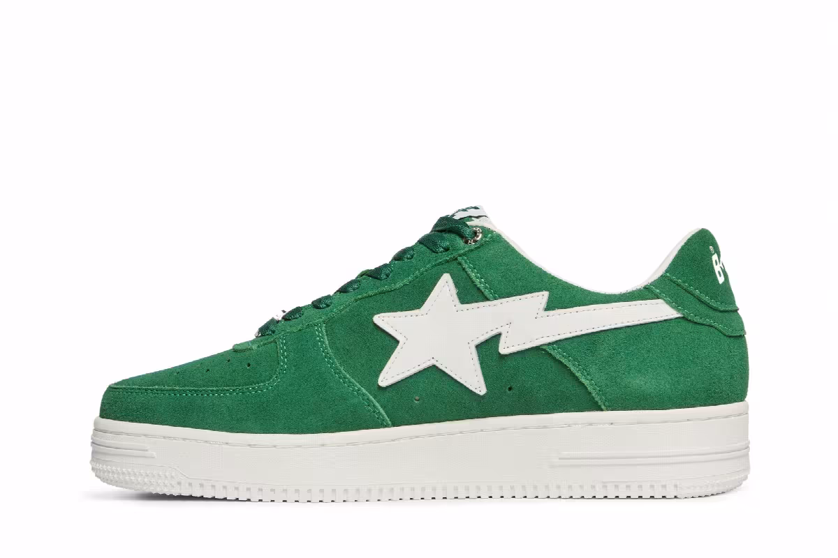 Bapesta Suede Pack - Green, view 4