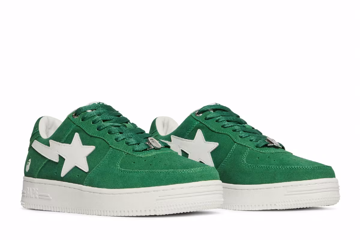 Bapesta Suede Pack - Green, view 9