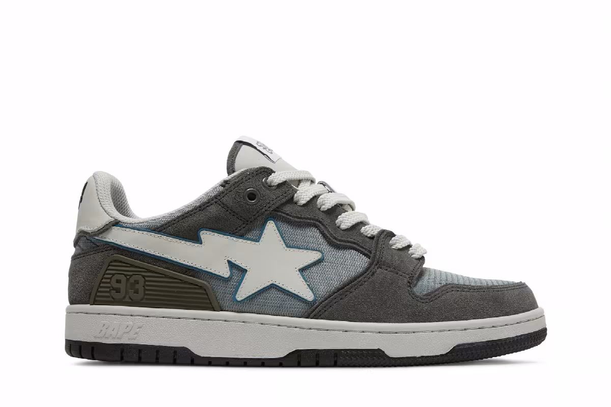 Stadium Goods x BAPE Sk8 Sta Claremont Blue, view 2