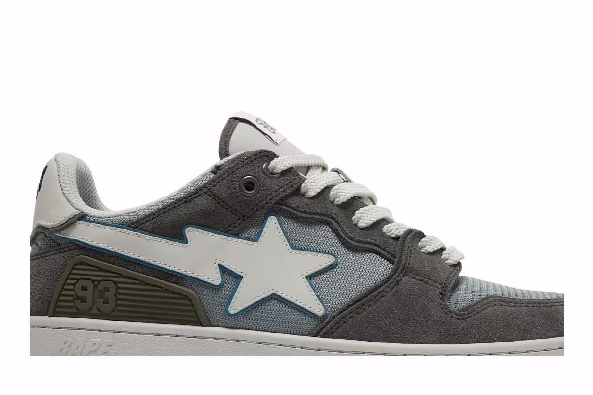 Stadium Goods x BAPE Sk8 Sta Claremont Blue, view 3