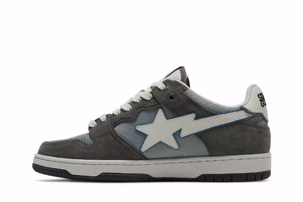 Stadium Goods x BAPE Sk8 Sta Claremont Blue, view 4