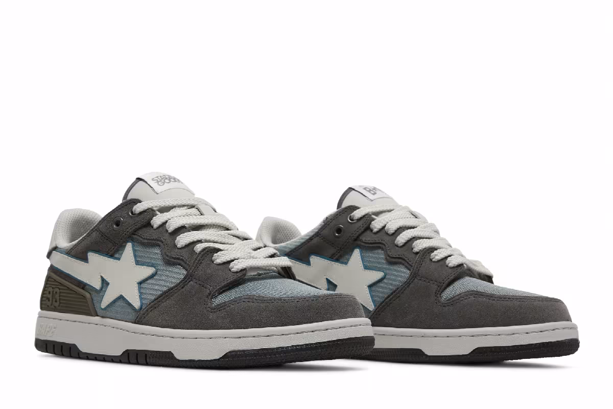 Stadium Goods x BAPE Sk8 Sta Claremont Blue, view 9