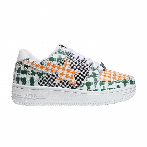 Wmns Bapesta Low 'Gingham Pack - Green'
