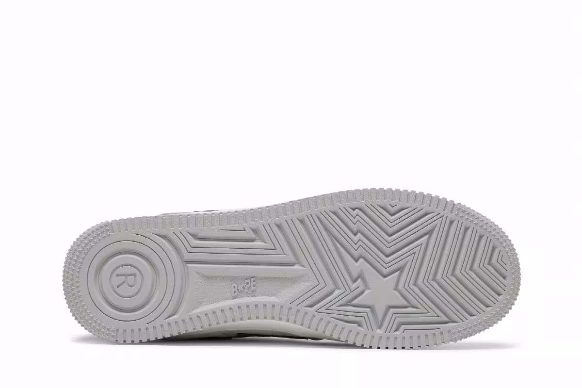Bapesta Low M2 White Grey, view 5