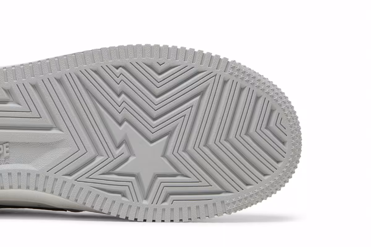 Bapesta Low M2 White Grey, view 6