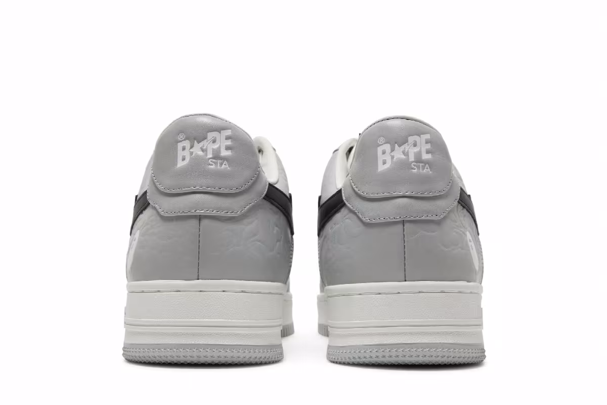 Bapesta Low M2 White Grey, view 7