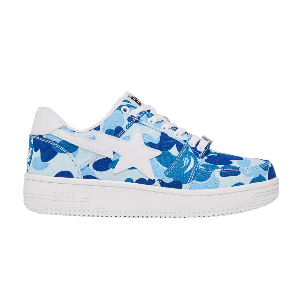 Bapesta Low 20th Anniversary - Blue ABC Camo