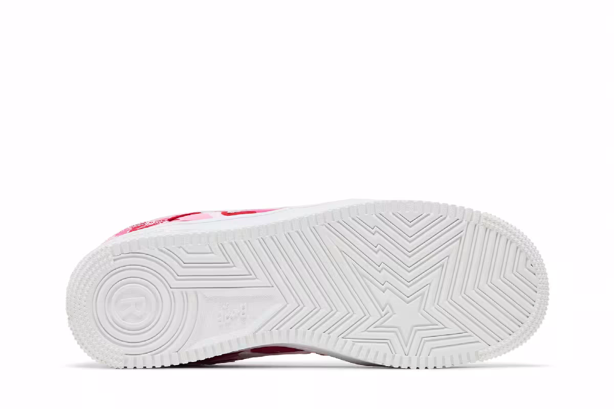 Bapesta Low Pink ABC Camo, view 5
