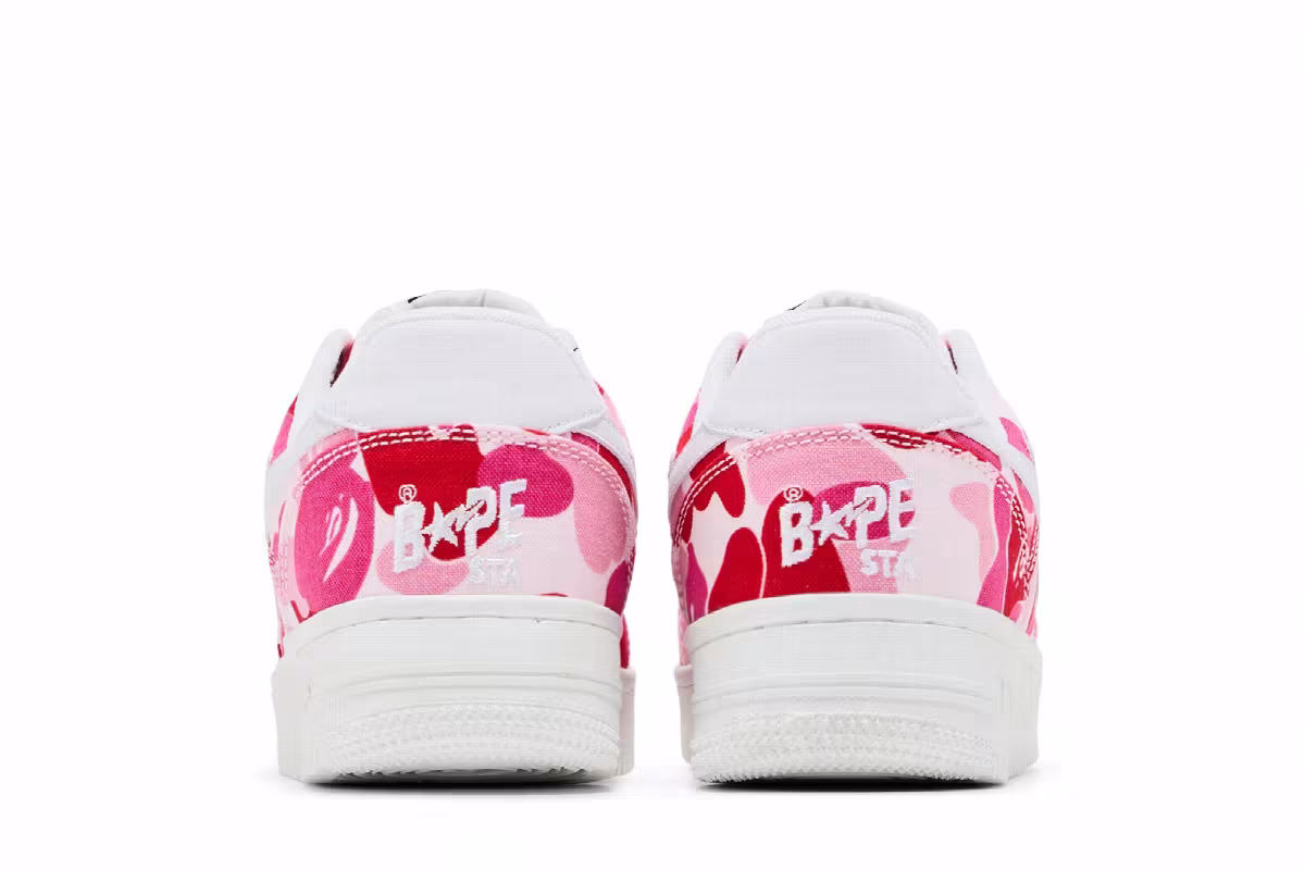 Bapesta Low Pink ABC Camo, view 7