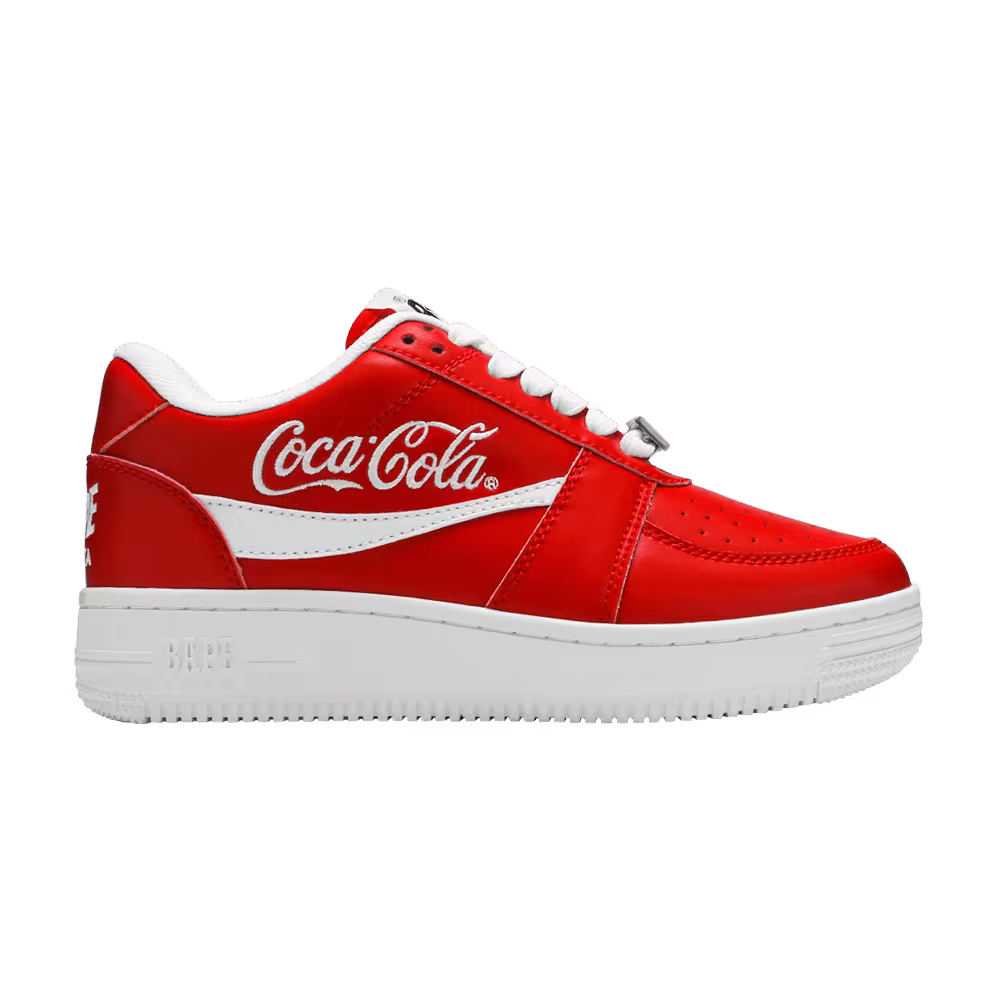 Coca-Cola x Bapesta Low Red