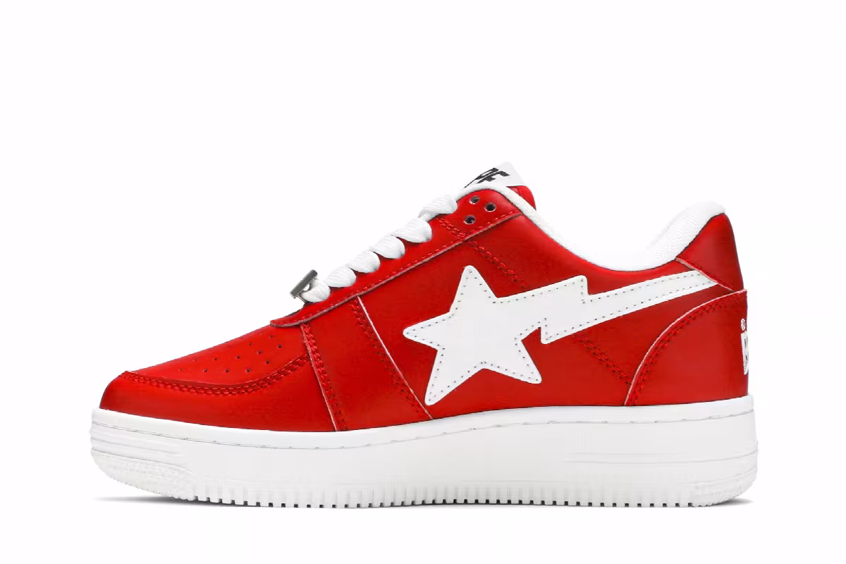 Coca-Cola x Bapesta Low Red, view 4
