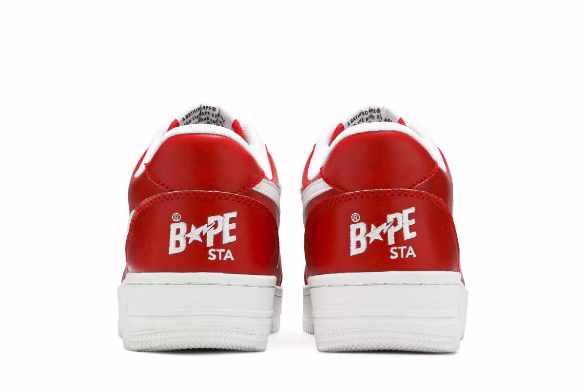 Coca-Cola x Bapesta Low Red, view 7