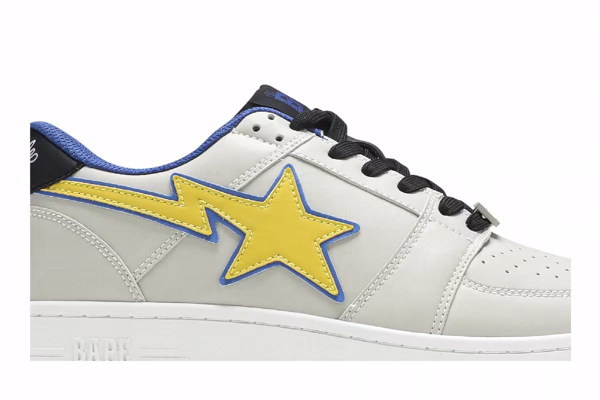 Dreamville x Bapesta Low M1 Grey, view 3