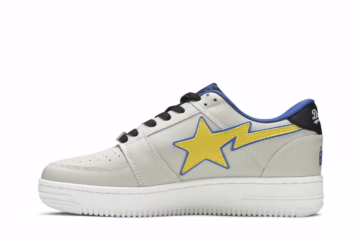 Dreamville x Bapesta Low M1 Grey, view 4