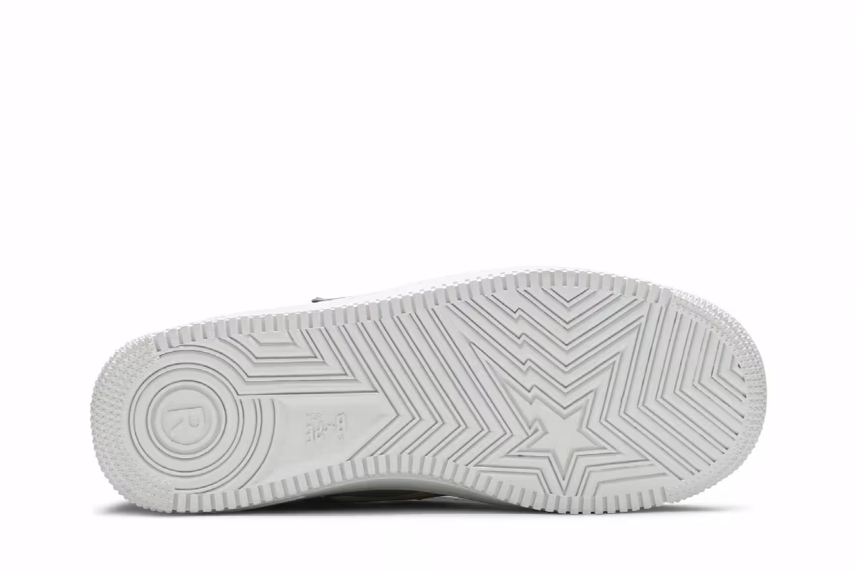 Dreamville x Bapesta Low M1 Grey, view 5