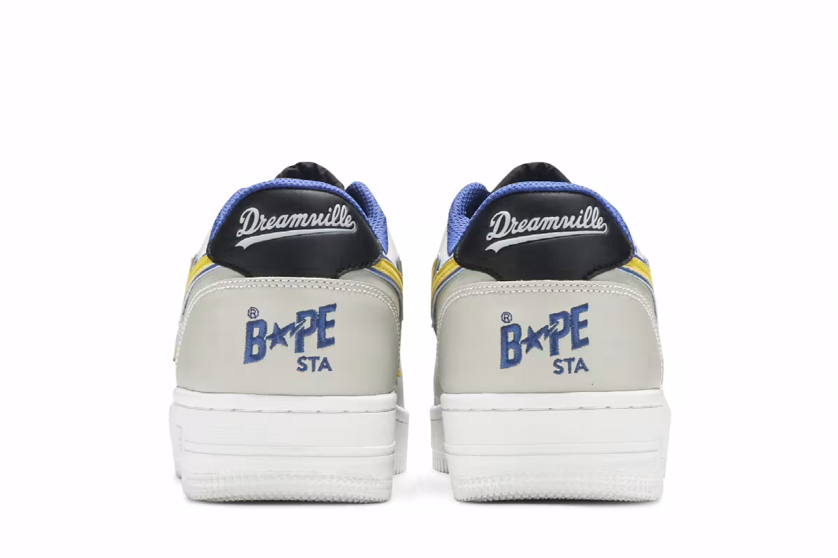 Dreamville x Bapesta Low M1 Grey, view 7