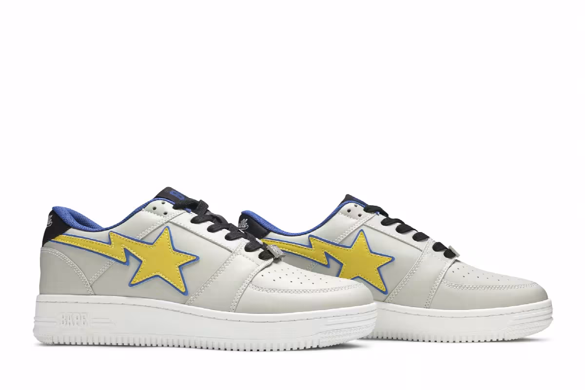 Dreamville x Bapesta Low M1 Grey, view 9