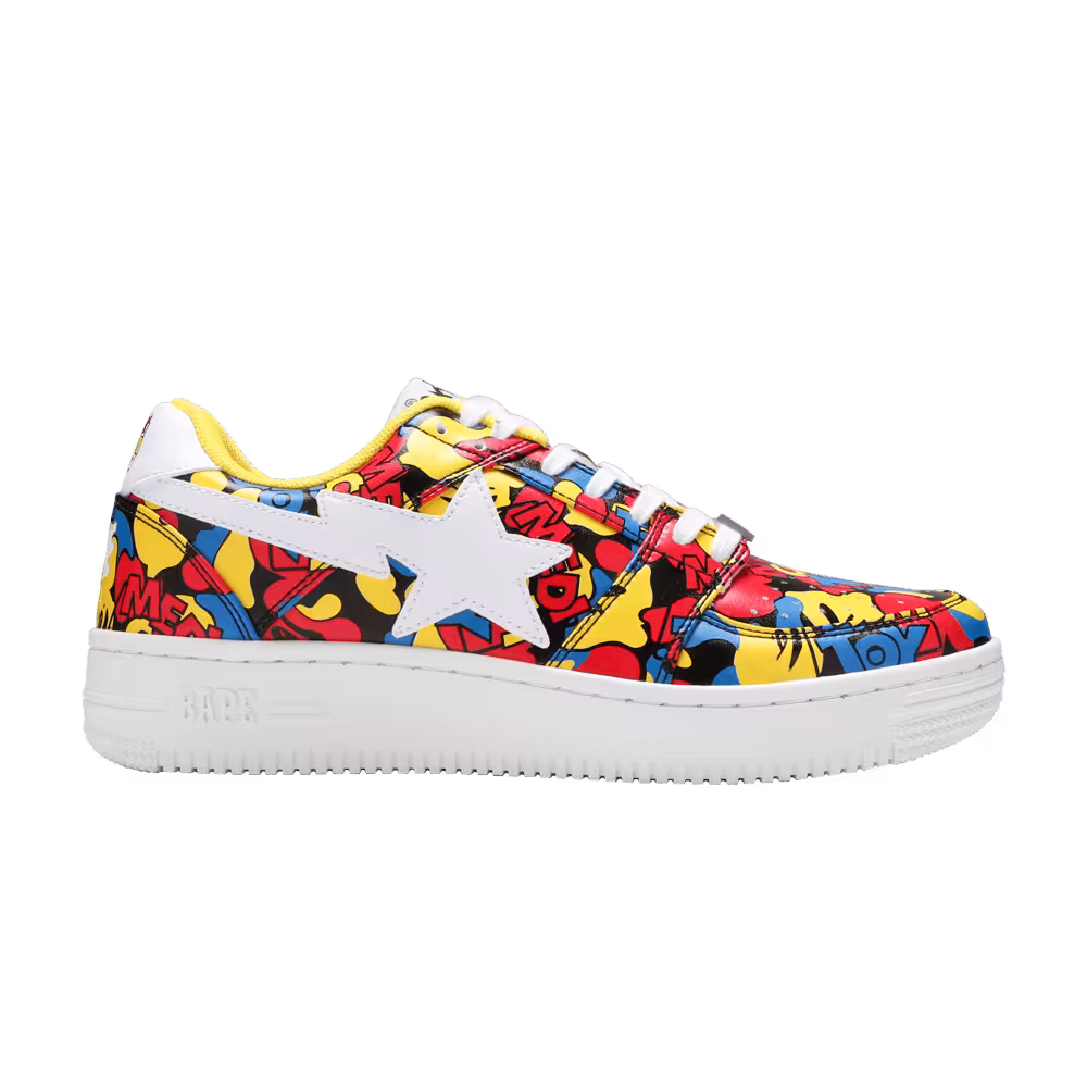 Medicom Toy x Bapesta Low M1 All‑Over Camo