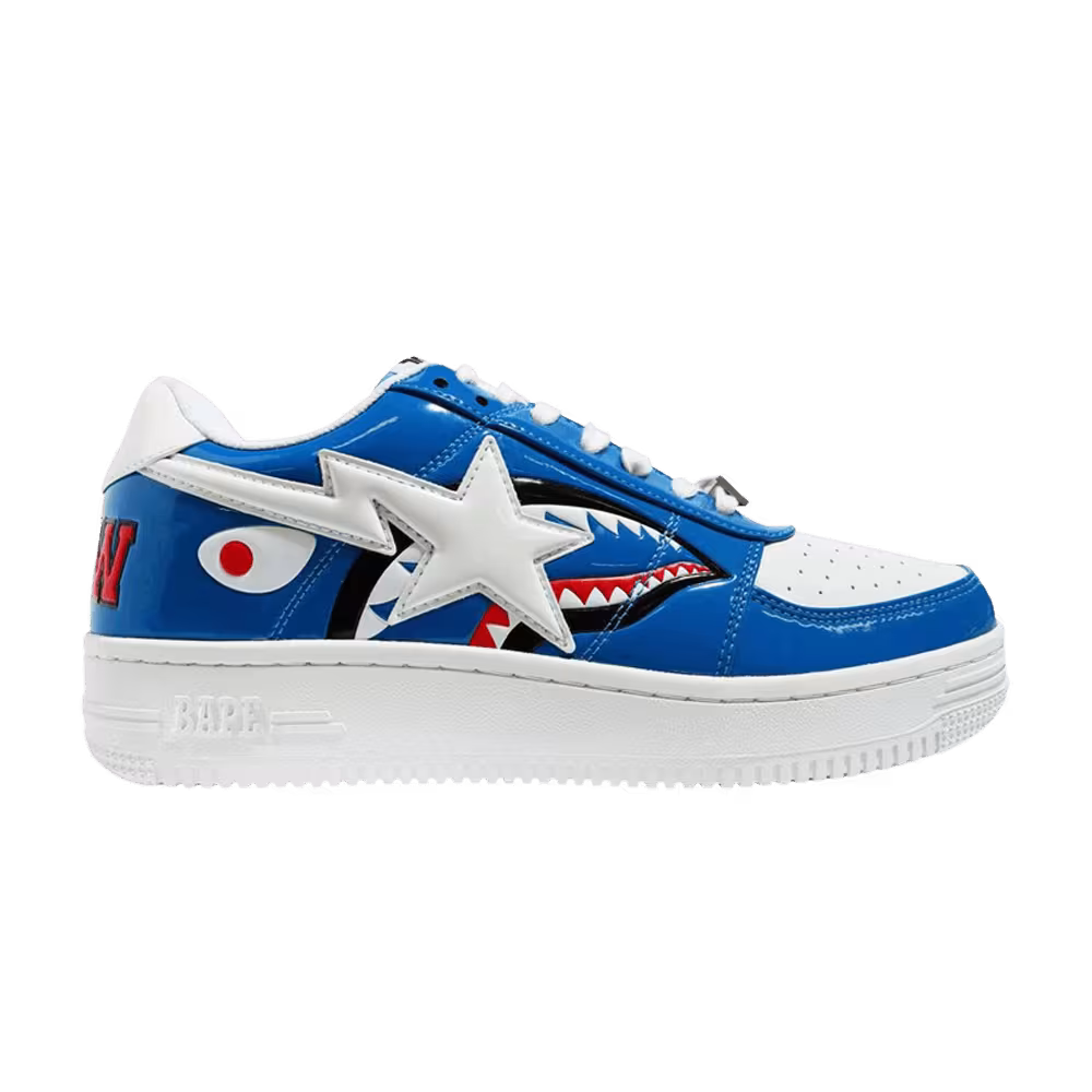 Bapesta Low M1 Shark Face - Blue