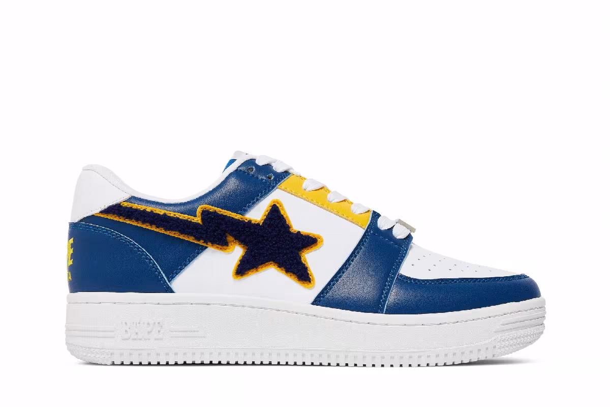 Bapesta Low Patched Navy, view 2