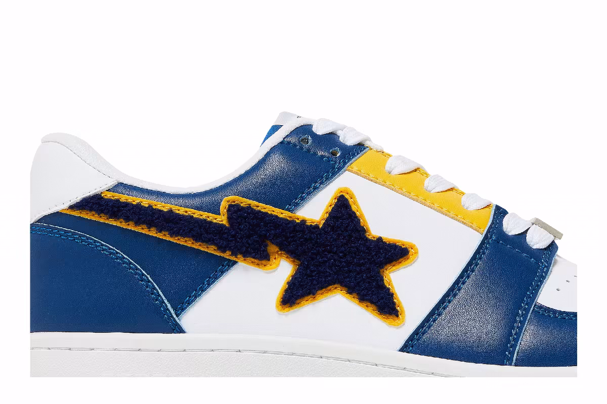 Bapesta Low Patched Navy, view 3