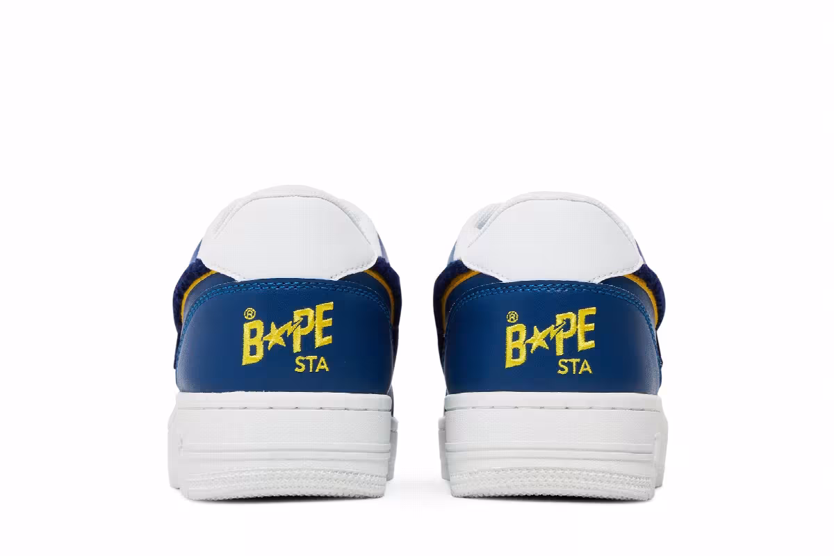 Bapesta Low Patched Navy, view 7