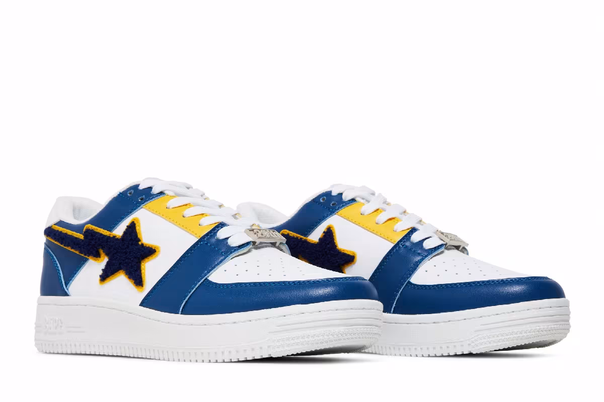 Bapesta Low Patched Navy, view 9