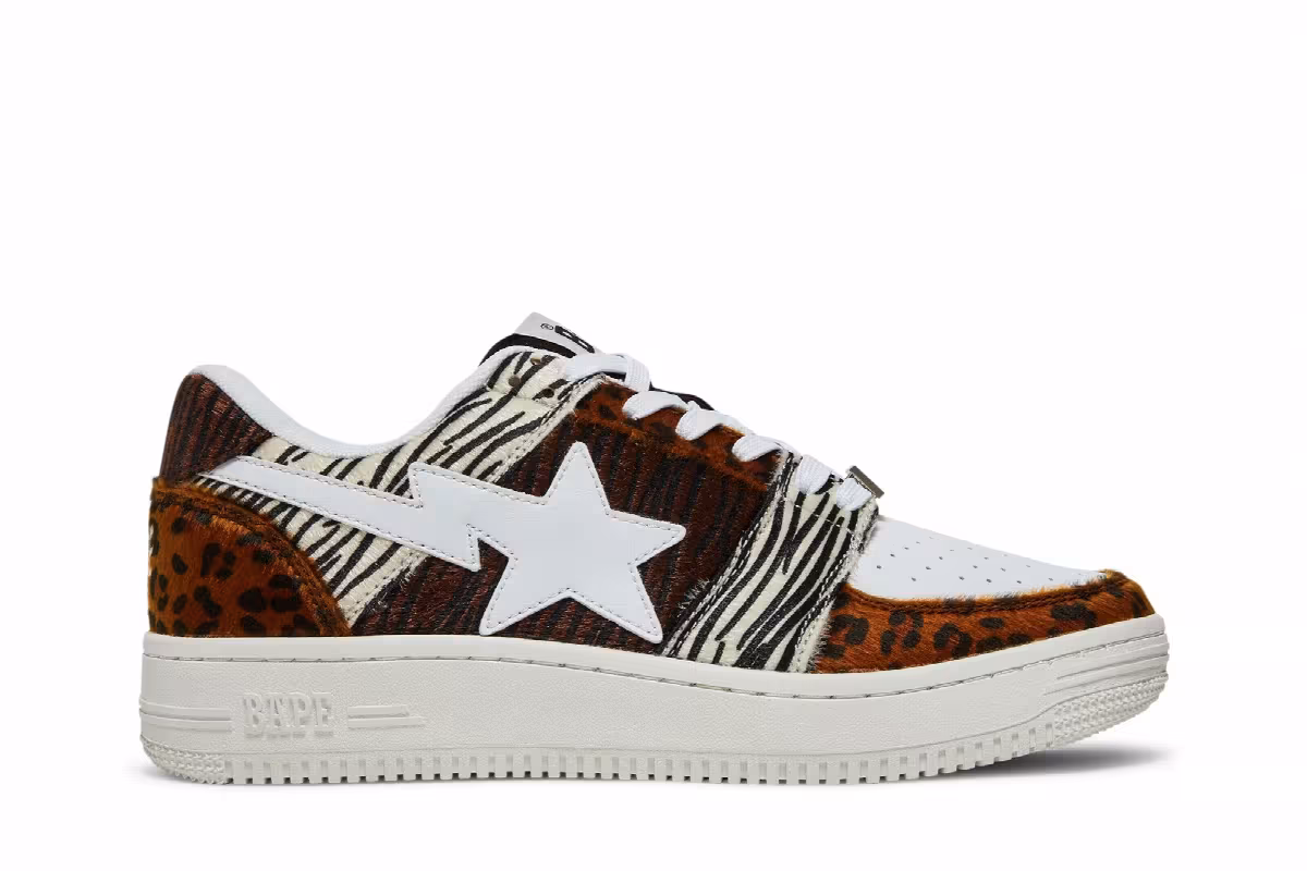 Bapesta Low M2 Animal Mix, view 2