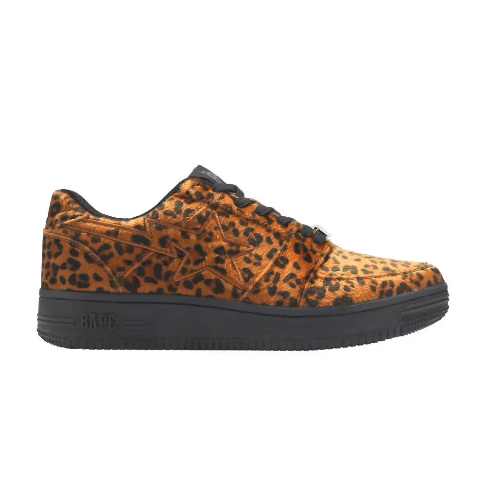 Bapesta Low Leopard Print