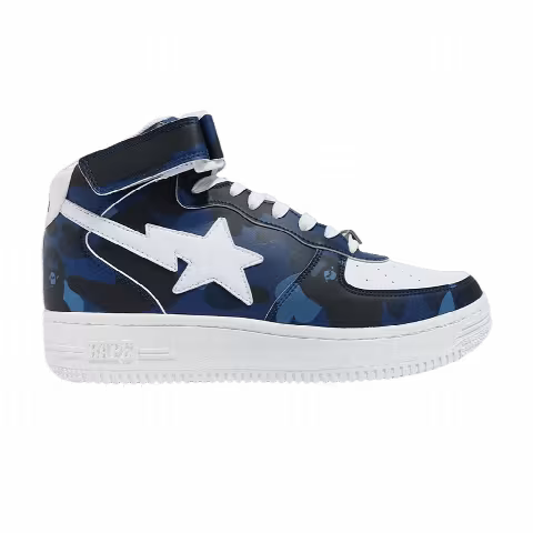 Bapesta Mid 'Camo Navy'