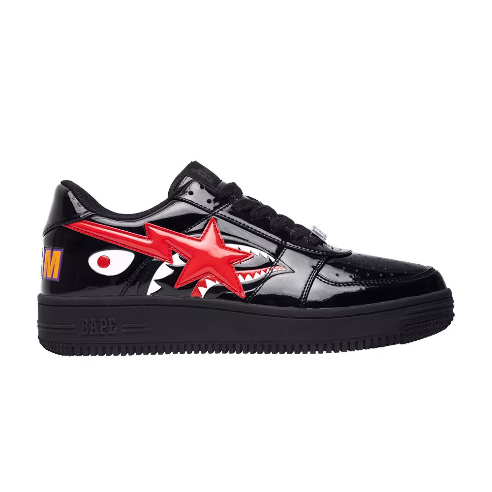 Bapesta Low Black Shark Face