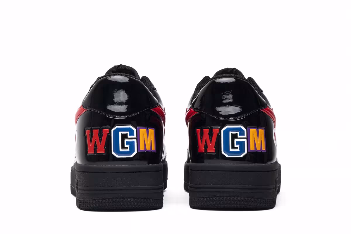 Bapesta Low Black Shark Face, view 7